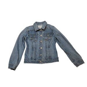 Old Navy Unisex Youth Blue Denim Jean Jacket‎ Size Medium